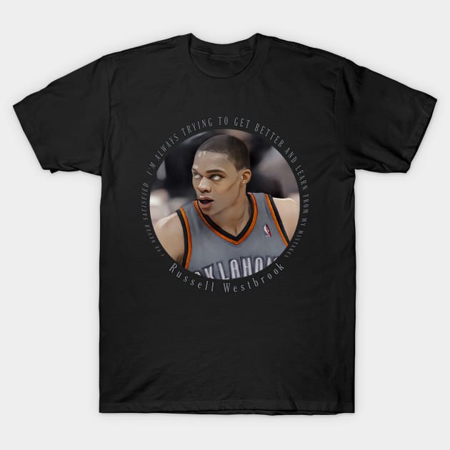 Russell Westbrook T-Shirt by Cool Art Clothing